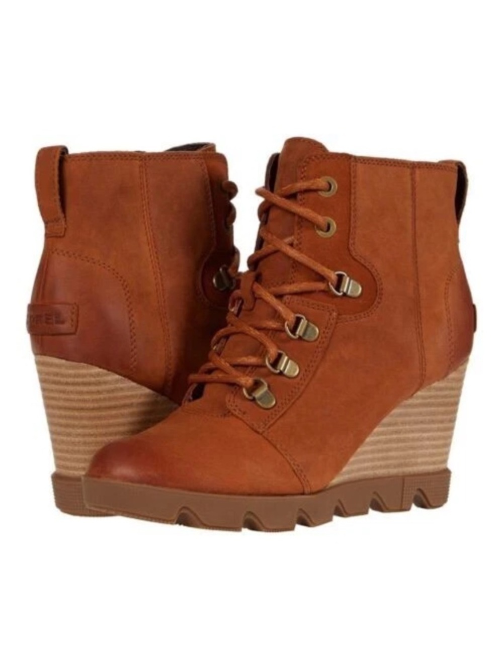 Sorel Joan Uptown Lace Up Wedge Boots